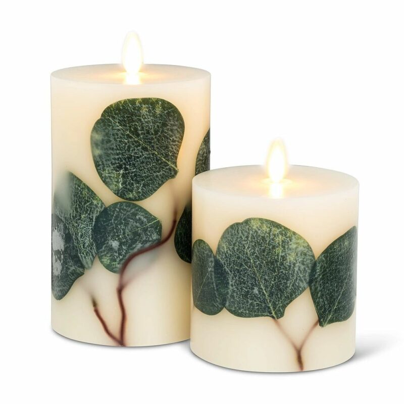 Eucalyptus Medium Candle 6"H