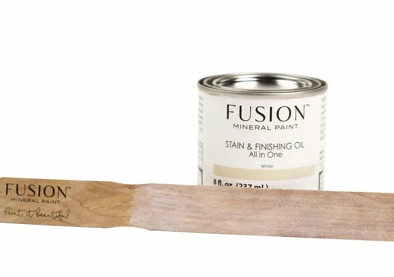 Fusion Stain & Finishing Oil - All in One - White