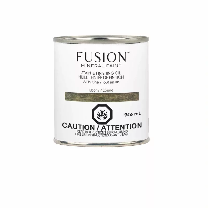 Fusion Stain & Finishing Oil - All in One - Ebony