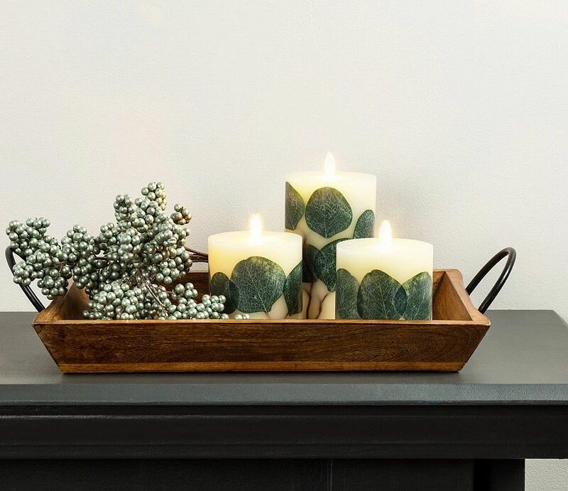 Eucalyptus Small Candle 4.5"H