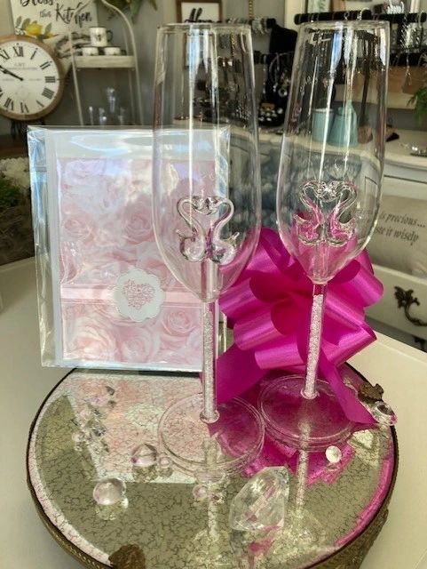 Lovebird Champange Glassess