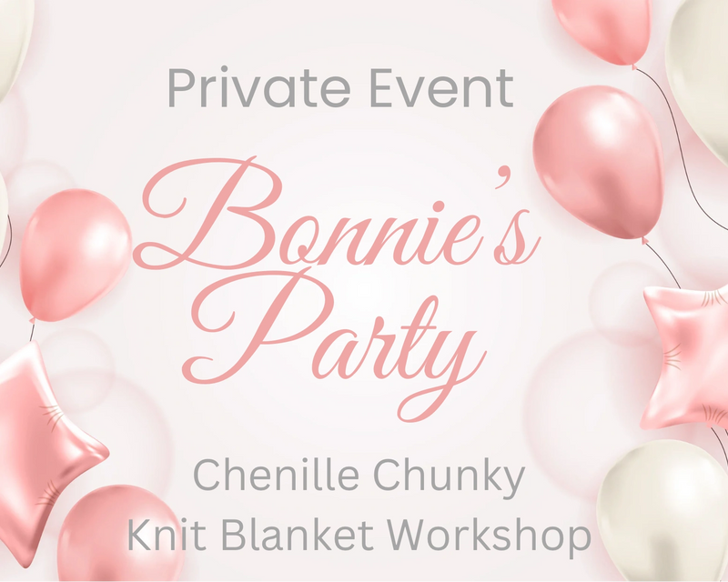 Chenille Chunky Knit Blanket Workshop